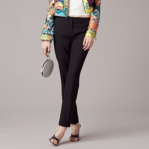 NWT DIANE VON FURSTENBERG Wool Cigarette Pants